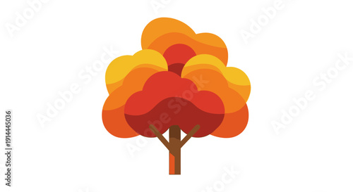Autumn Tree Illustration.