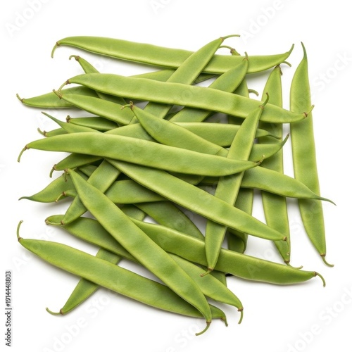 Fresh Green Beans Pile - Healthy and Nutritious Vegetable.