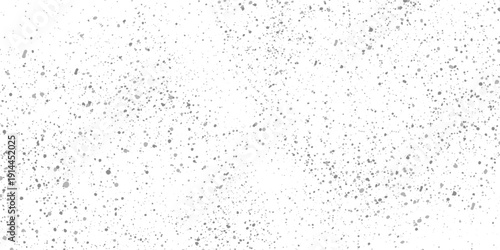 Seamless abstract polka dot pattern. Black hand drawn drip points isolated on white background. Stone texture, ink blots stain, grain, paint splash, spray effect. Vector grunge splattered illustration