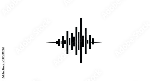 Sound Wave Equalizer Audio Signal Graphic.