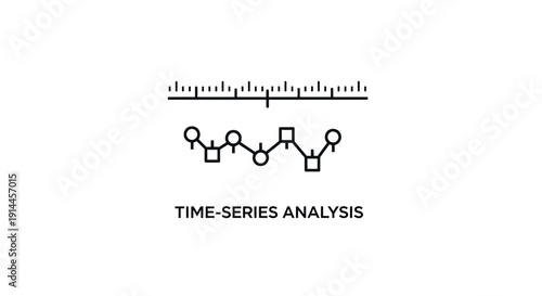 Time Series Analysis Data Graph Chart.