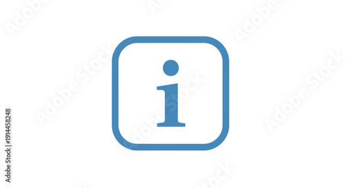 Information icon on white background.