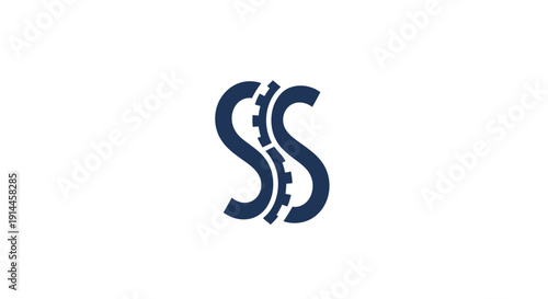 Letter S Logo Design Element.