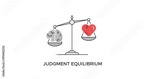 Scales with heart and money.