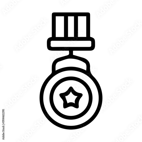 Victory Award Medal Graphic Icon