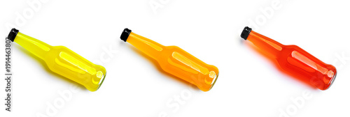 Tablou pe pânză A bottles drink on a white background. High quality photo