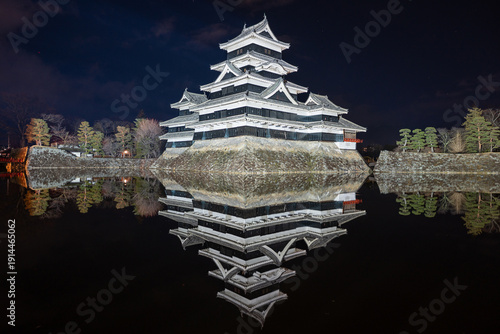 Matsumoto Castle - Night light up