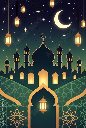 Ramadan Kareem Islamic Background