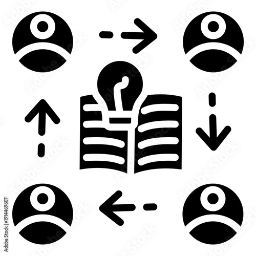 Knowledge Sharing Icon