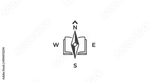 Compass Navigation Direction Indicator Tool.