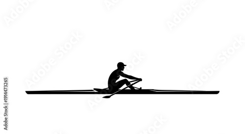 Silhouette of a person riding a bicycle on a flat surface