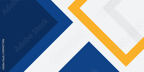 Blue and yellow abstract geometric background, eps10