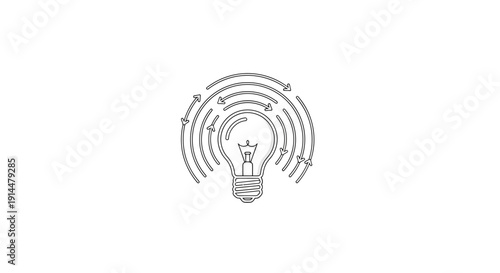 Light Bulb Idea Innovation Creativity Concept.