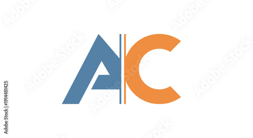 Stylized AC Logo Design Elements.