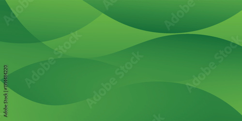 Abstract green wavy background. Vector  illustration eps10