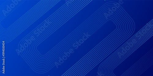 Abstract illustration with a gradient blue background decorated with thin lines. The design looks modern and is suitable for use as a presentation background.