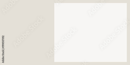 Simple beige frame clipart vector