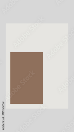 Pastel geometric frame phone wallpaper vector