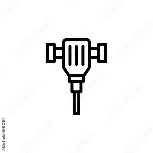 Minimalist Line Art Illustration of a Hand Holding a Dumbbell for Fitness and Strength Training