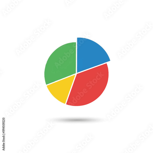 Free Download A Circular Chart Displaying Data Segments with Distinct Color Coding - GFXLoad