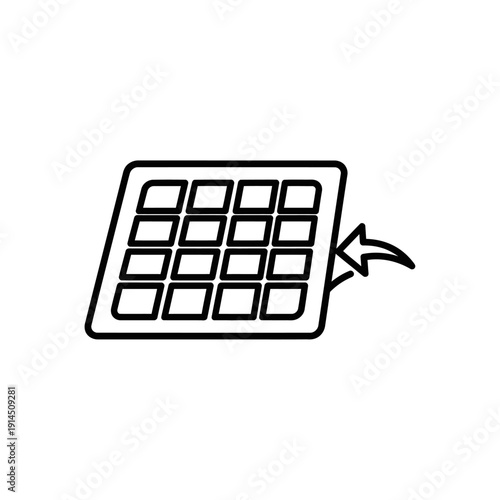 Innovative Solar Panel Technology Illustration for Renewable Energy Solutions