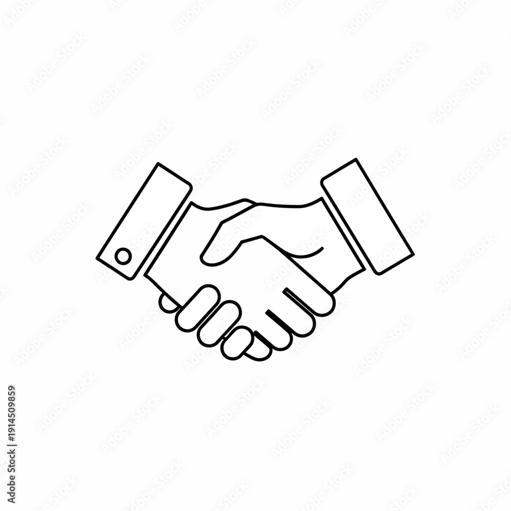 Obraz premium Professional Handshake Symbolizing Partnership and Collaboration in Business