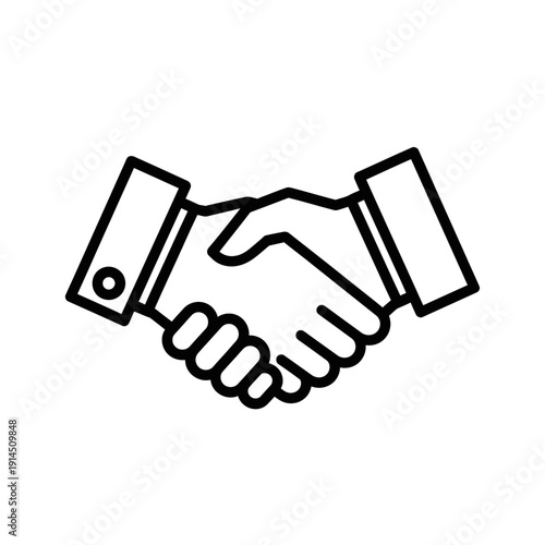 Professional Handshake Symbolizing Business Agreement and Partnership
