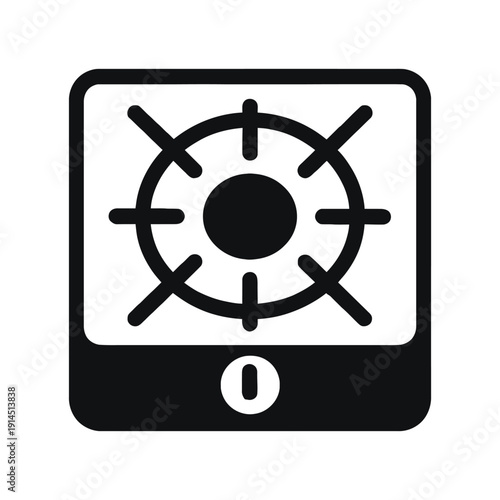 Gas stove icon