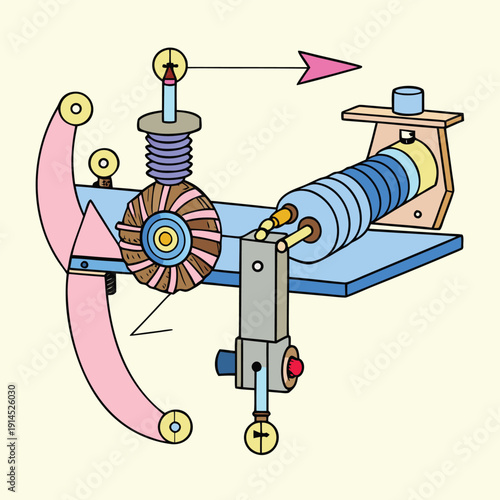 mechanical-tail-stabilization-diagram-isolated-on-.eps