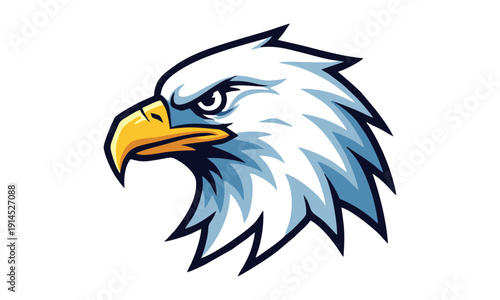 eagle's head for brand bussiness vector 