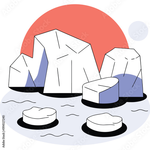 melting-glacier-vector-isolated-on-pure-white-back.eps
