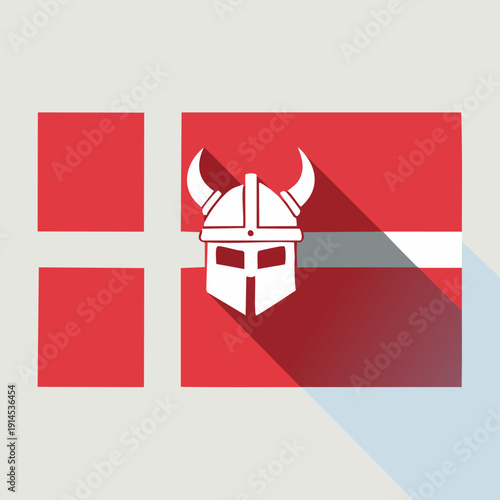 Danish Viking Flag - A Symbol of History and Culture.