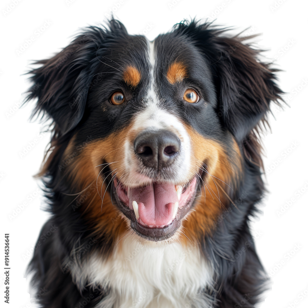 custom made wallpaper toronto digitalBernese Mountain Dog Portrait with Open Mouth 1.
