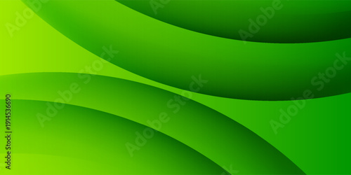 Abstract green banner background. Graphic design banner pattern background template with dynamic curve shapes. abstract wave background. eps 10