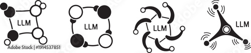 Set of black outline interface icons for website and application design featuring navigation buttons symbols and interactive elements