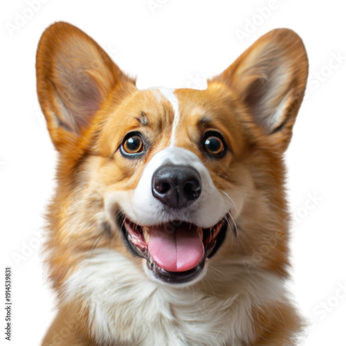 Wallpaper Mural Corgi Dog Portrait with Open Mouth 1. Torontodigital.ca