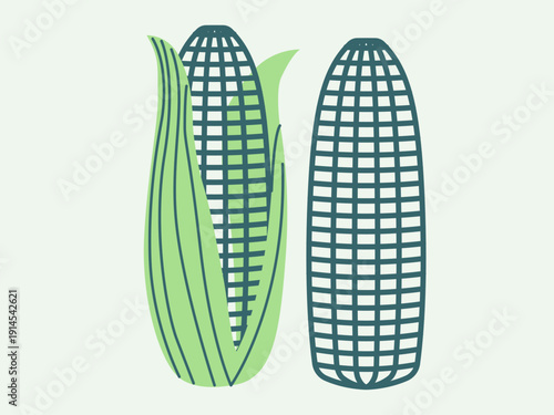 Corn icon. Agriculture icon design. Simple filled and outline icon. Vector icon.
