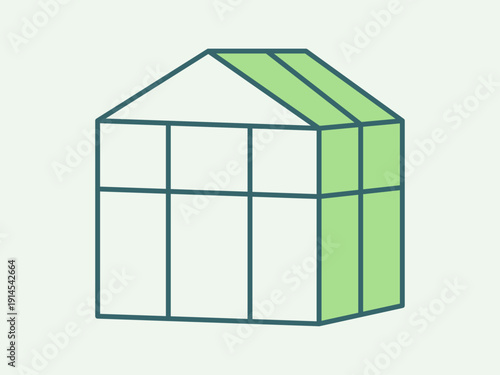 Greenhouse icon. Agriculture icon design. Simple filled and outline icon. Vector icon.