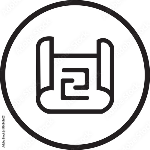 modern Blueprint vector icon