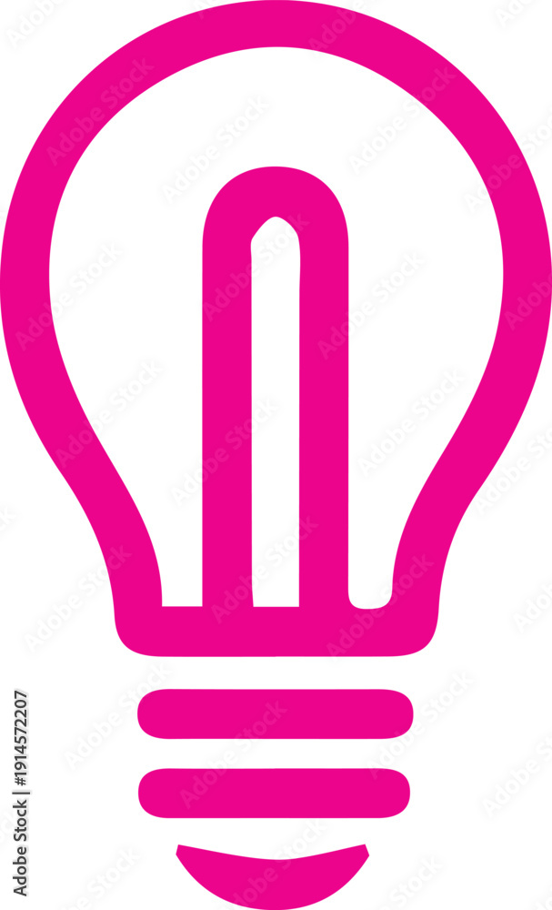 Obraz premium colorful Bulb icon