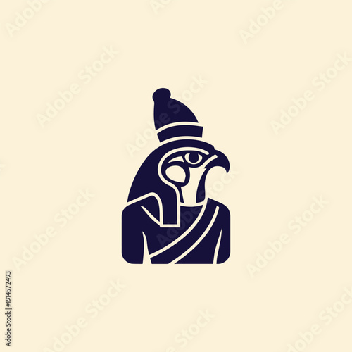 Horus Egypt God Logo
