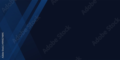 Blue black abstract background geometry shine and layer element vector for presentation design. Suit for business, corporate, institution, party, festive, seminar, and talks