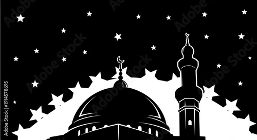 Skateboard T-Tool and Wheel with Bearing Line Art Illustration on Isolated White Background