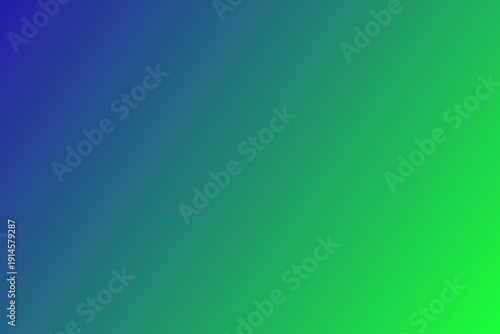 Deep Blue Neon Green Gradient Background