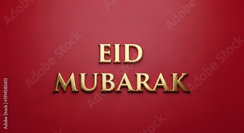 Wallpaper Mural Eid mubarak golden text Torontodigital.ca