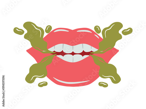 Hand Drawn Mount Bad Breath 