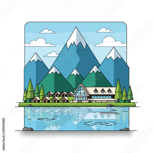 Cozy Mountain Lodge by Serene Lake