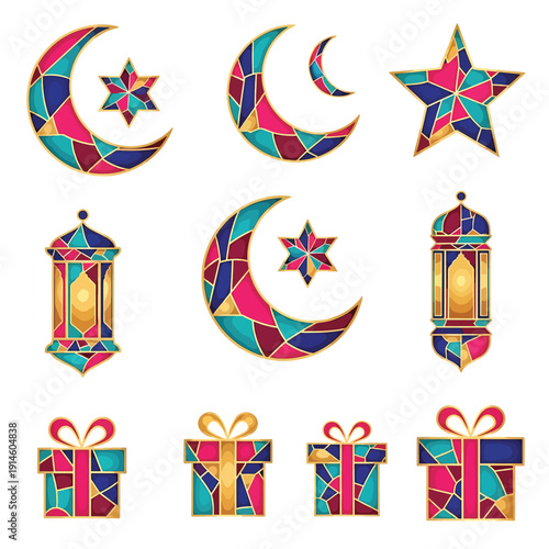 Ramadan Icons Set