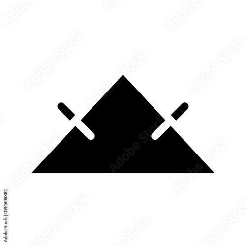triangle glyph icon