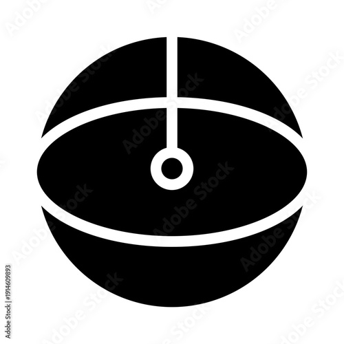 sphere glyph icon